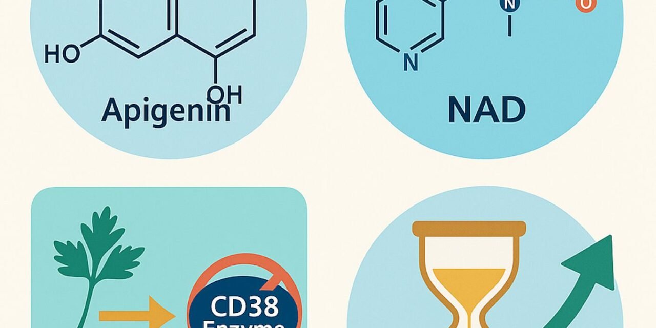 Unlocking Longevity: How Apigenin Enhances NAD Levels and Slows Aging Naturally